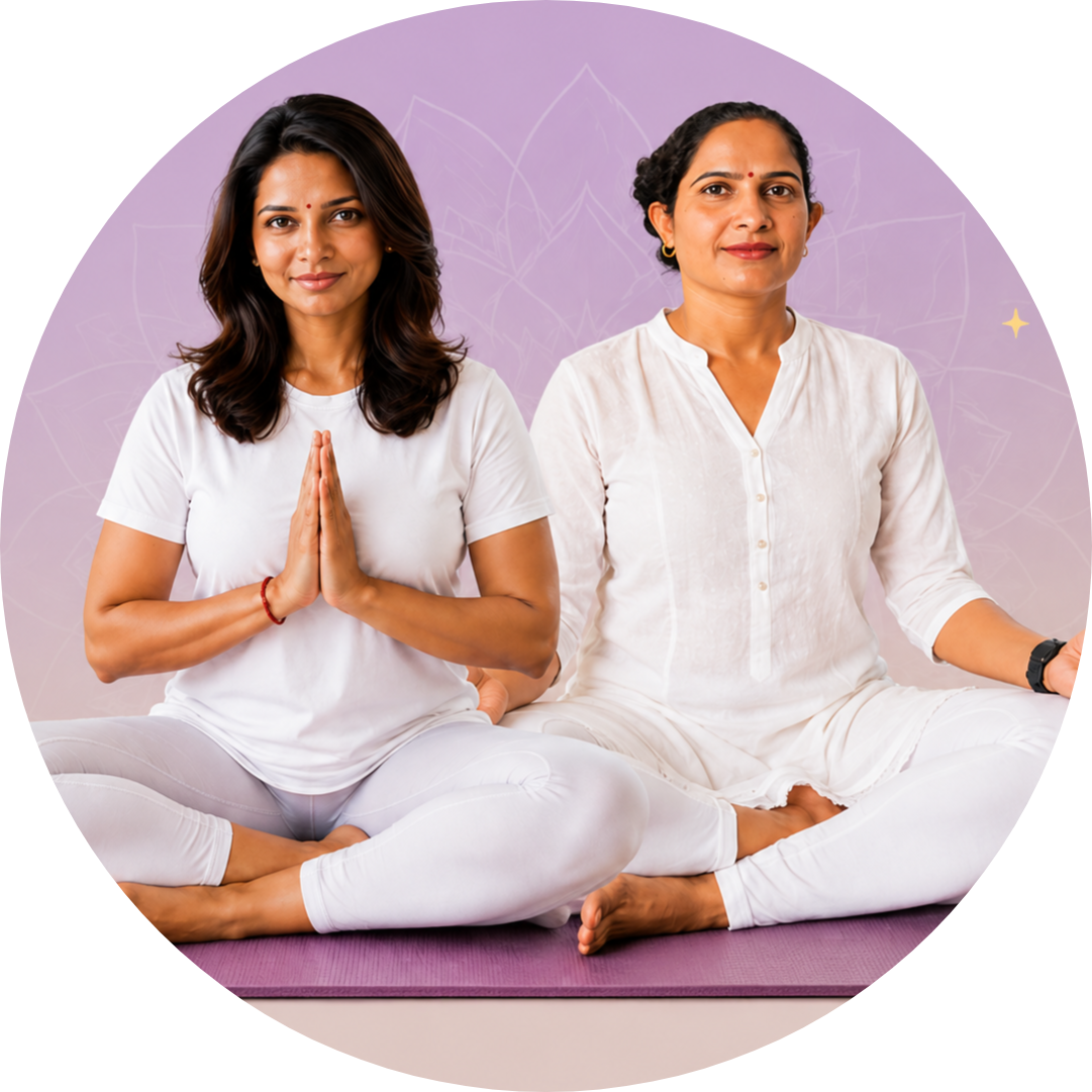 YogMalti yoga instructors practicing yoga